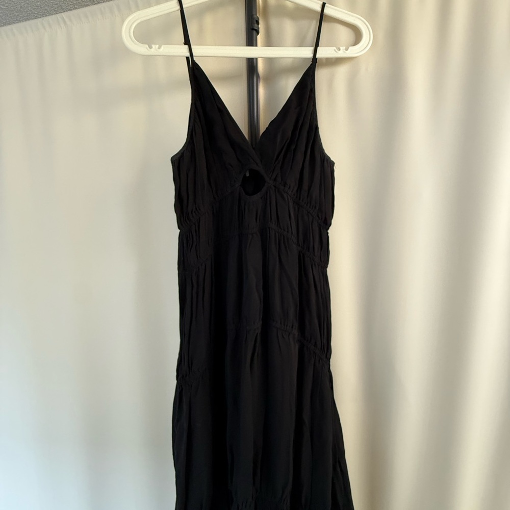Black Spaghetti Strap Sundress